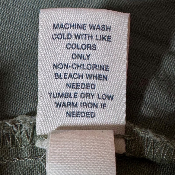 XL Mudd Olive Green Military-Inspired Cargo Jacket w/Full Zip and Snap Pockets - Picture 6 of 7